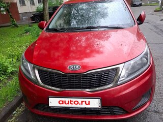 2011 Kia Rio III, красный, 700000 рублей, вид 3