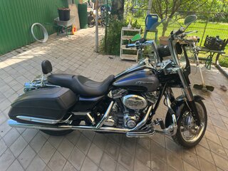 2008 Harley-Davidson Road King, синий, 1350000 рублей, вид 1