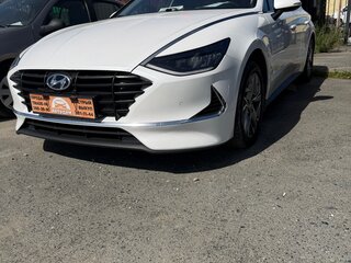 2021 Hyundai Sonata VIII (DN8), белый, 1700000 рублей, вид 2