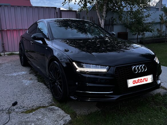 2014 Audi A7 I (4G) Рестайлинг, чёрный, 2575000 рублей