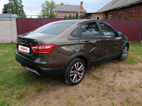 2021 Lada (ВАЗ) Vesta Cross I, коричневый, 1150000 рублей, вид 5