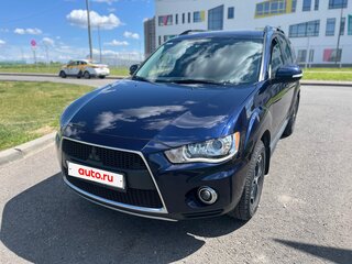 2011 Mitsubishi Outlander II Рестайлинг, синий, 1000000 рублей, вид 4