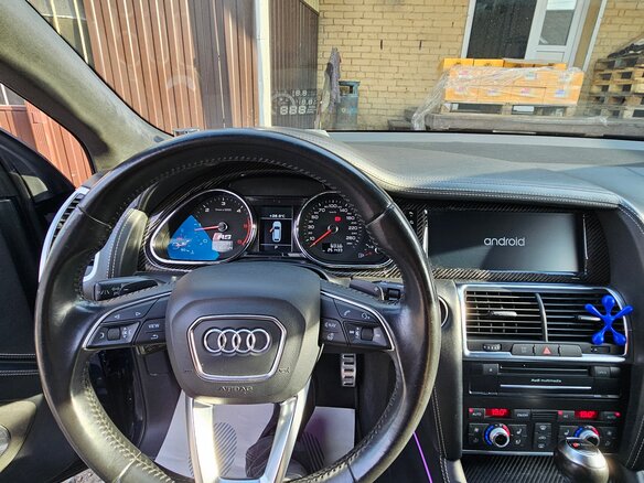 2009 Audi Q7 I (4L) Рестайлинг, синий, 4500000 рублей - вид 8