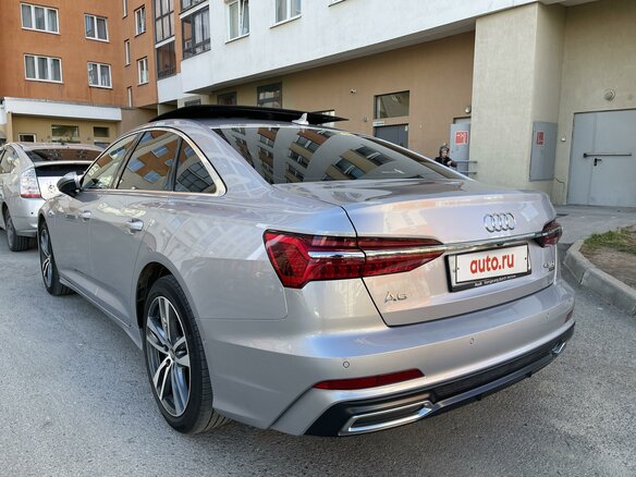 2020 Audi A6 45 TDI V (C8), серебристый, 6500000 рублей - вид 4