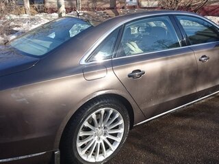 2016 Audi A8 Long III (D4) Рестайлинг, коричневый, 4200000 рублей, вид 4
