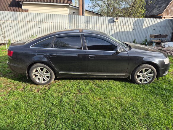 2010 Audi A6 III (C6) Рестайлинг, чёрный, 1000000 рублей - вид 2