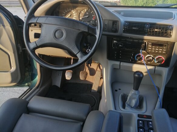 1991 BMW 5 серии 535i III (E34), зелёный - вид 20