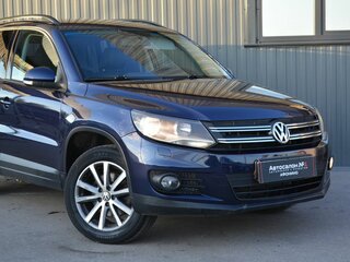 2013 Volkswagen Tiguan I Рестайлинг, синий, 1149999 рублей, вид 5
