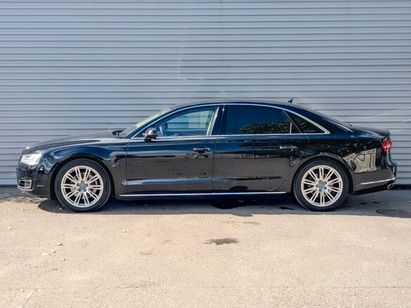 2014 Audi A8 III (D4) Рестайлинг, чёрный - вид 7