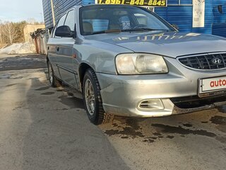2005 Hyundai Accent ТагАЗ II, серебристый, 200000 рублей, вид 3