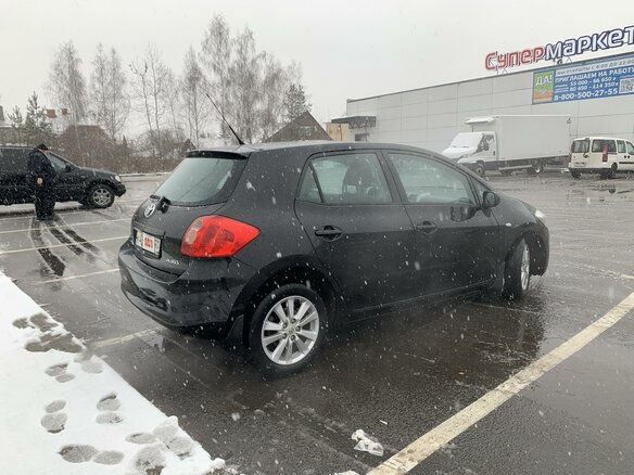 2007 Toyota Auris I, чёрный, 1000000 рублей - вид 4