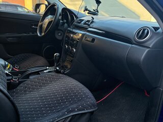 2008 Mazda 3 5-speed I (BK) Рестайлинг, синий, 650000 рублей, вид 4