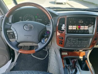 2007 Toyota Land Cruiser 100 Series Рестайлинг 2, чёрный, 2500000 рублей, вид 4