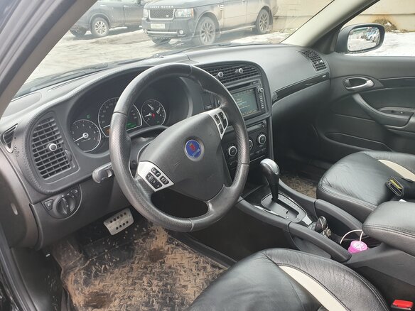 2008 Saab 9-3 II Рестайлинг, чёрный - вид 11
