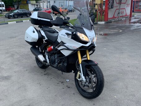 2015 Aprilia ETV 1200 Caponord, белый, 1100000 рублей, вид 2