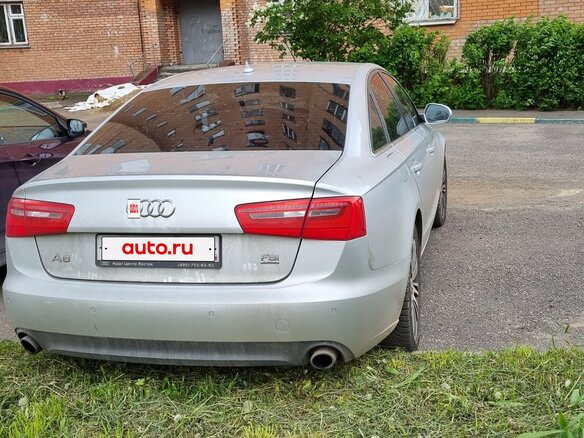 2014 Audi A6 IV (C7), серебристый, 1500000 рублей - вид 3