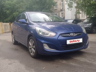 2011 Hyundai Solaris I, синий, 1000000 рублей, вид 3