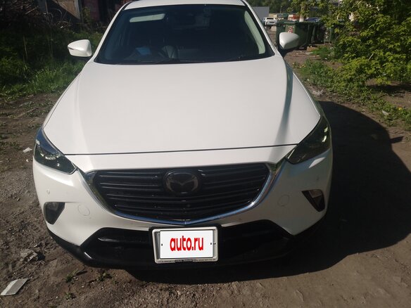 2018 Mazda CX-3 I Рестайлинг, белый, 1640000 рублей
