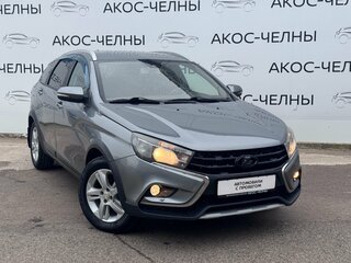 2018 Lada (ВАЗ) Vesta SW Cross I, серый, 850000 рублей, вид 3