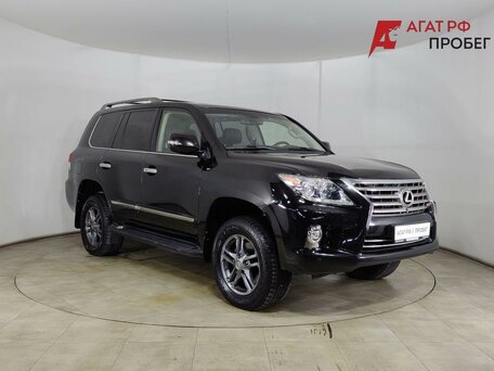 2013 Lexus LX 570 III Рестайлинг, чёрный, 3490000 рублей, вид 3