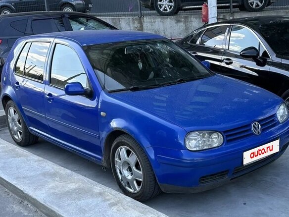 1998 Volkswagen Golf IV, голубой, 238000 рублей
