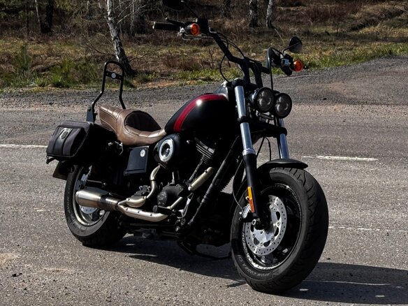2014 Harley-Davidson Fat Bob, чёрный, 950000 рублей - вид 3