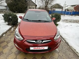 2012 Hyundai Solaris I, красный, 810000 рублей, вид 2