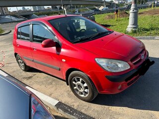 2006 Hyundai Getz I Рестайлинг, красный, 420000 рублей, вид 1