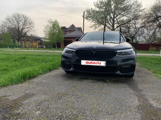 2018 BMW 5 серии 520d xDrive VII (G30/G31/G38), чёрный, 3350000 рублей, вид 2