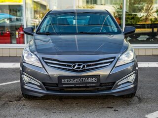 2016 Hyundai Solaris I Рестайлинг, серый, 748000 рублей, вид 2