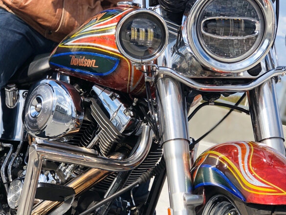 2004 Harley-Davidson Softail Custom, красный, 1188668 рублей - вид 18
