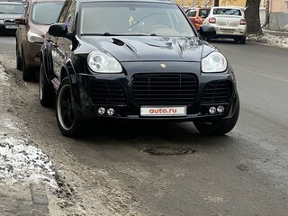 2005 Porsche Cayenne I (955), чёрный, 1400000 рублей, вид 2