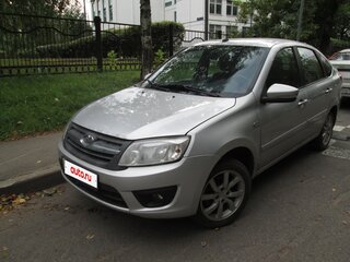 2015 Lada (ВАЗ) Granta I, серебристый, 410000 рублей, вид 1