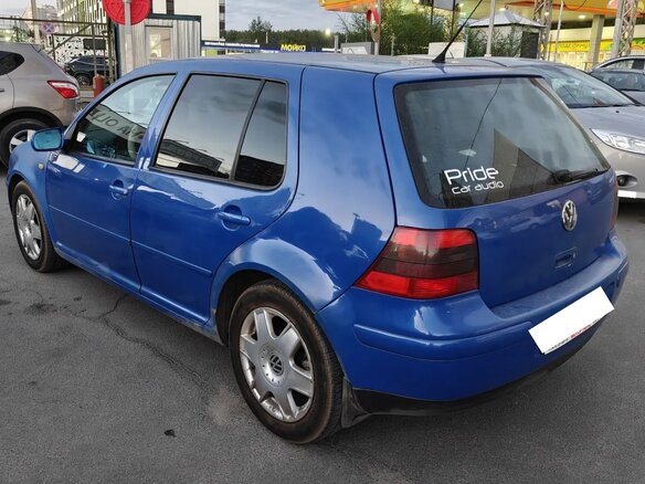 1998 Volkswagen Golf IV, голубой, 238000 рублей - вид 3