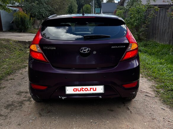 2012 Hyundai Solaris I, фиолетовый - вид 8