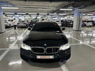 2019 BMW 5 серии 520d VII (G30/G31/G38), синий, 3850000 рублей, вид 2