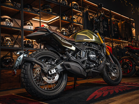 2026 Moto Morini Seiemmezzo SCR, зелёный, 744900 рублей, вид 5