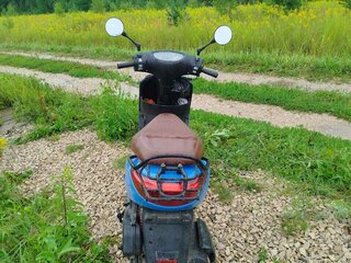 2007 Yamaha Cygnus RS, голубой, 65000 рублей, вид 3
