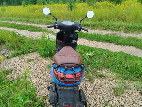 2007 Yamaha Cygnus RS, голубой, 65000 рублей, вид 3