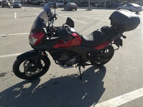 2014 Suzuki V-Strom DL 650, пурпурный - вид 3