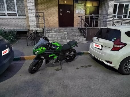 2014 Kawasaki Ninja 400, зелёный, 520000 рублей, вид 1