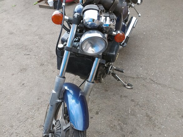 1988 Honda VF 750, синий - вид 5