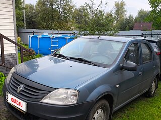 2011 Renault Logan I Рестайлинг, синий, 620000 рублей, вид 2