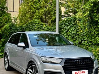 2017 Audi Q7 II (4M), серебристый, 3750000 рублей, вид 1