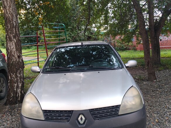 2008 Renault Symbol I Рестайлинг 2, серый, 190000 рублей - вид 1