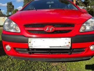 2007 Hyundai Getz I Рестайлинг, красный, 345000 рублей, вид 3