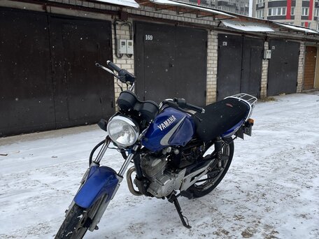 2007 Yamaha YBR125, синий, 85000 рублей, вид 1