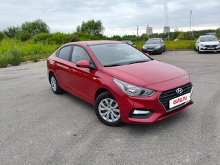 2019 Hyundai Solaris II, пурпурный, 1250000 рублей, вид 3