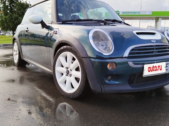 2004 Mini Hatch Cooper S I (R50), зелёный, 450000 рублей - вид 3