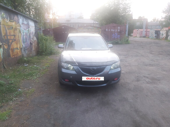 2003 Mazda 3 I (BK), серый, 277000 рублей - вид 1